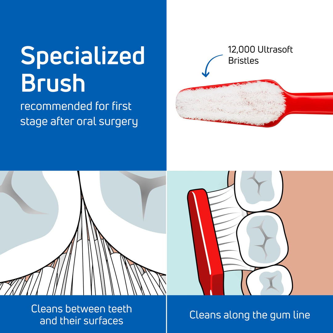 TePe Special Careâ„¢ Toothbrush Manual Brush for Post-Surgical Care - As Recommended by Dentists - 1 Piece