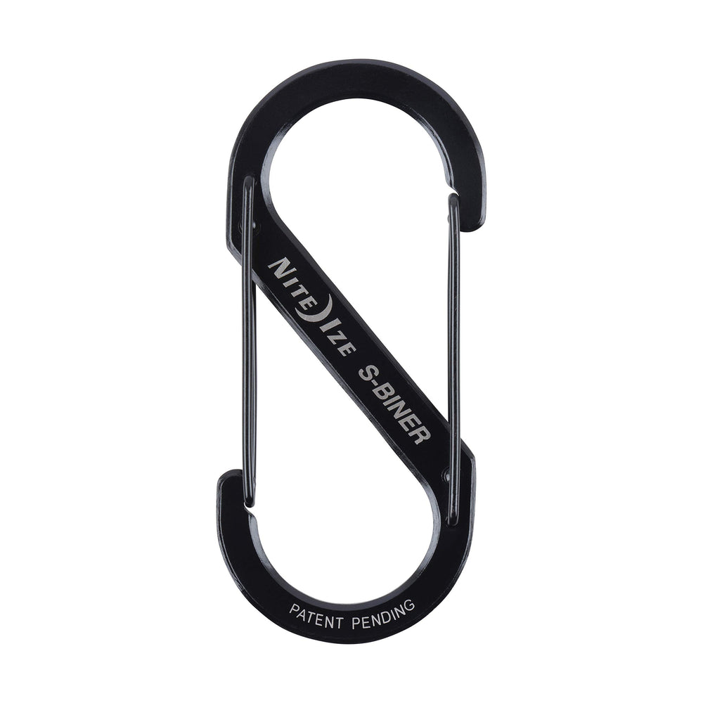 Size-5 S-Biner Dual Carabiner, Stainless-Steel, Black