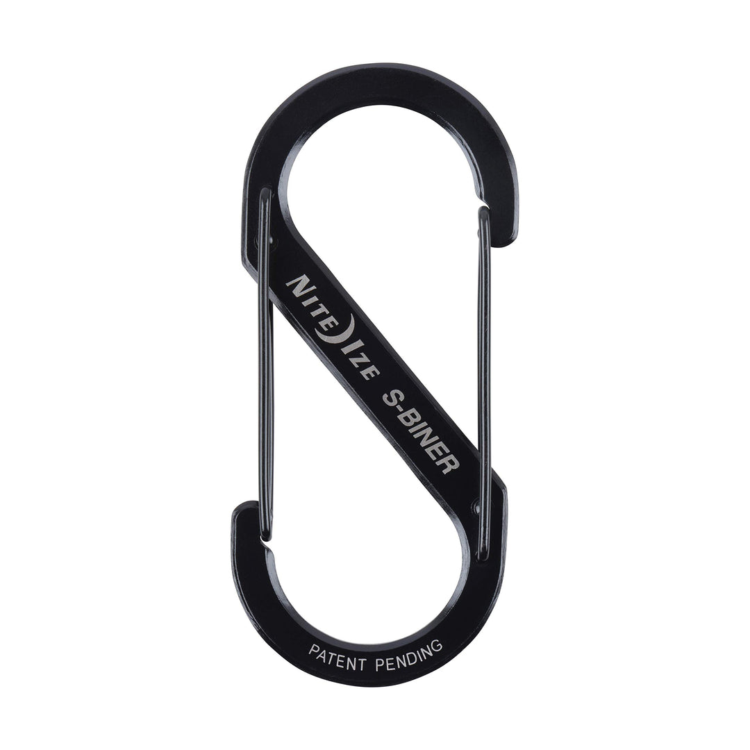 Size-5 S-Biner Dual Carabiner, Stainless-Steel, Black