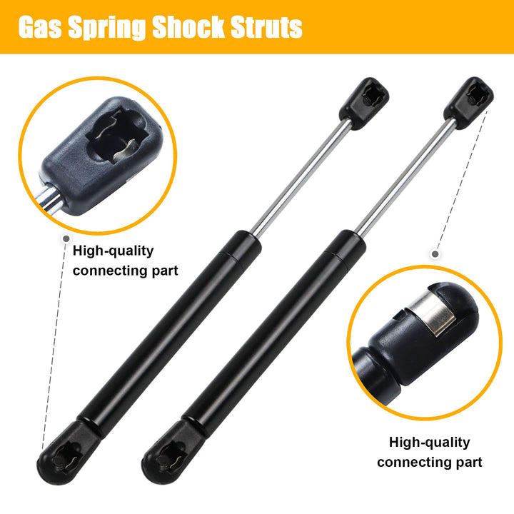 2 Pcs Gas Struts 10 Inch 45 lbs Prop Shock Lift Springs Rod Struts for Trap Door Truck Toolbox Lid Toy Box Hinges Hydraulic Spring