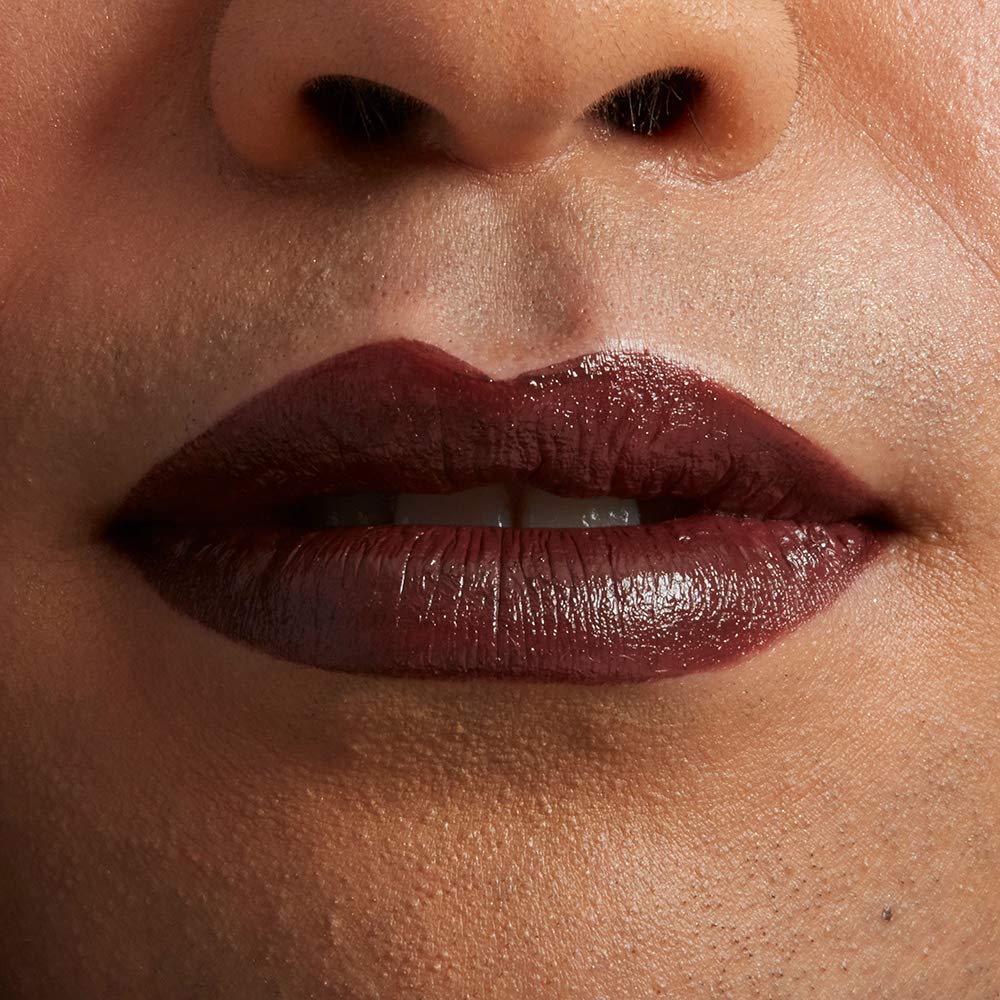 PROFESSIONAL MAKEUP Shout Loud Satin Lipstick, Infused With Shea Butter - So Dramatic (Plum Brown)