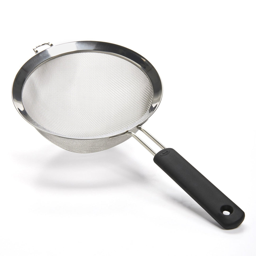 Good Grips 8-Inch Double Rod Strainer, Black
