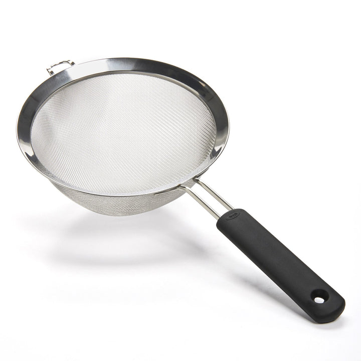 Good Grips 8-Inch Double Rod Strainer, Black