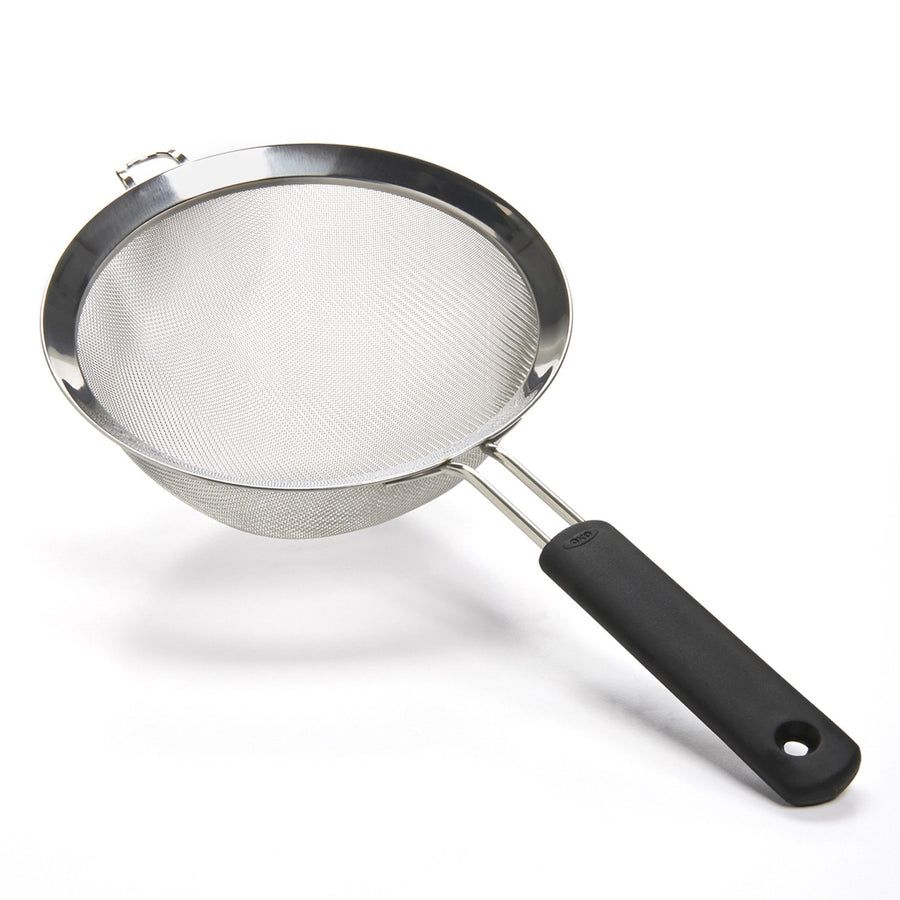 Good Grips 8-Inch Double Rod Strainer, Black