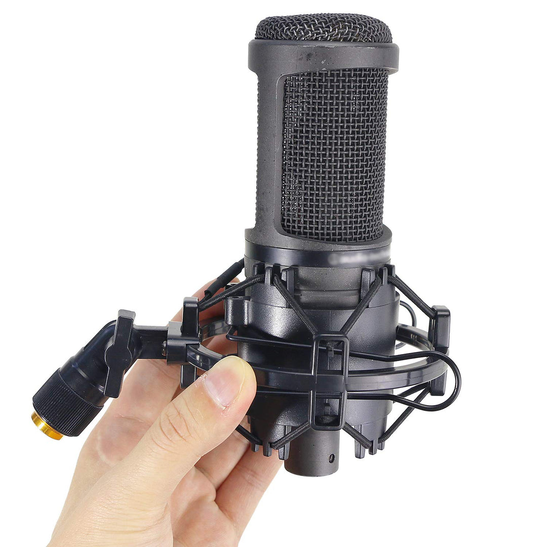 AT2020 Shock Mount - Microphone Mounts Reduces Vibration Noise and Shockmount Improve Recording Quality for Audio Technica AT2020 AT2020USB+ AT2035 ATR2500 AT4040 Condenser Mic