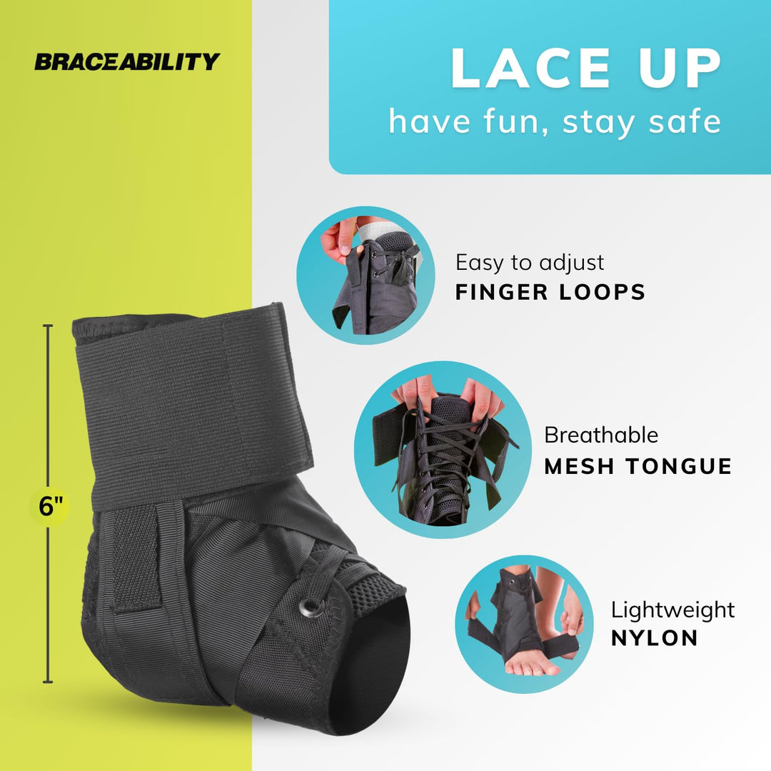 Pediatric Lace-Up Ankle Support for Kids