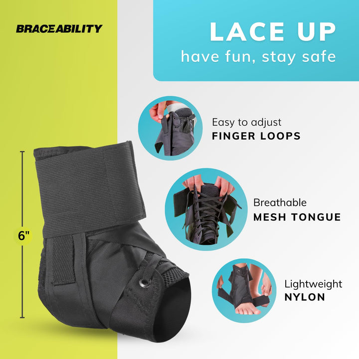 Pediatric Lace-Up Ankle Support for Kids