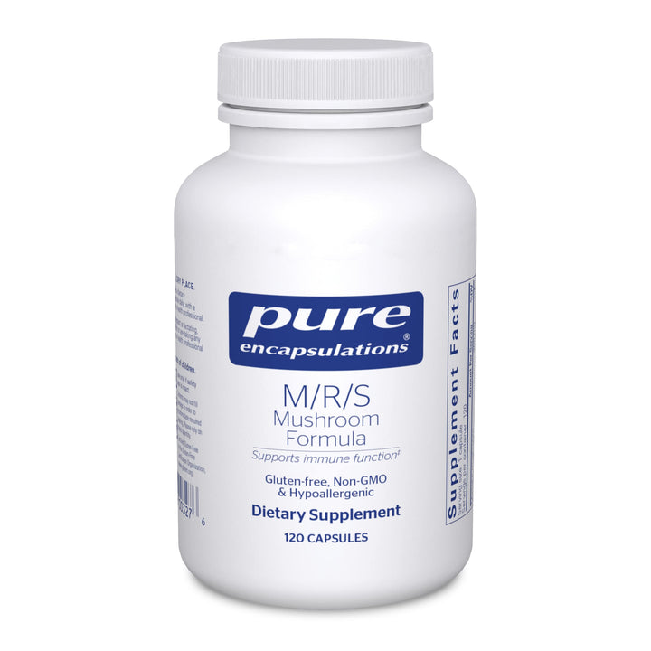 M/R/S Mushroom Formula | Hypoallergenic Supplement Promotes Immune Health and Provides Broad-Spectrum Physiological Support | 120 Capsules