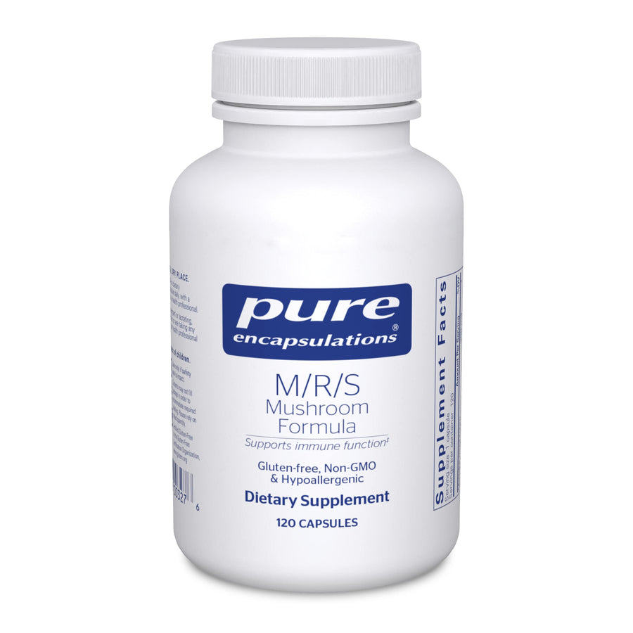 M/R/S Mushroom Formula | Hypoallergenic Supplement Promotes Immune Health and Provides Broad-Spectrum Physiological Support | 120 Capsules