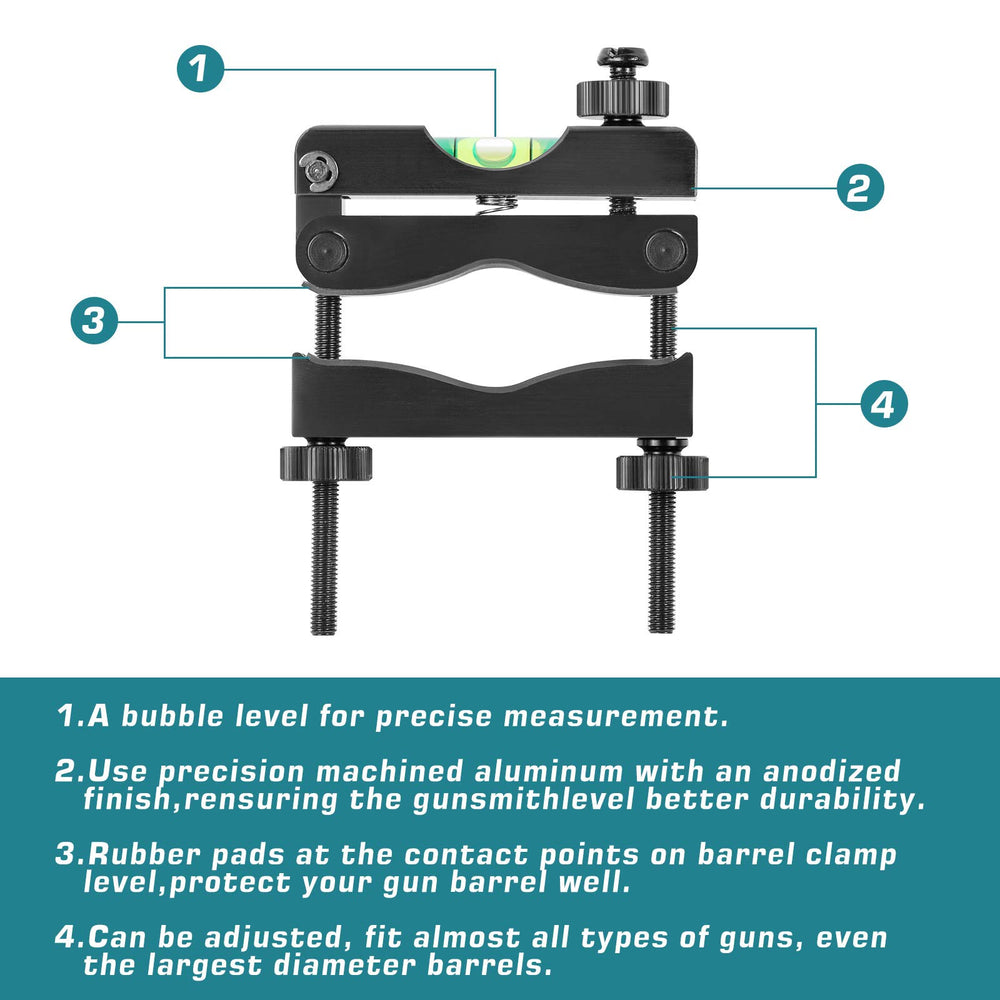 Scope Level Bubble Clip Levels Engineering Professional Reticle Leveling System
