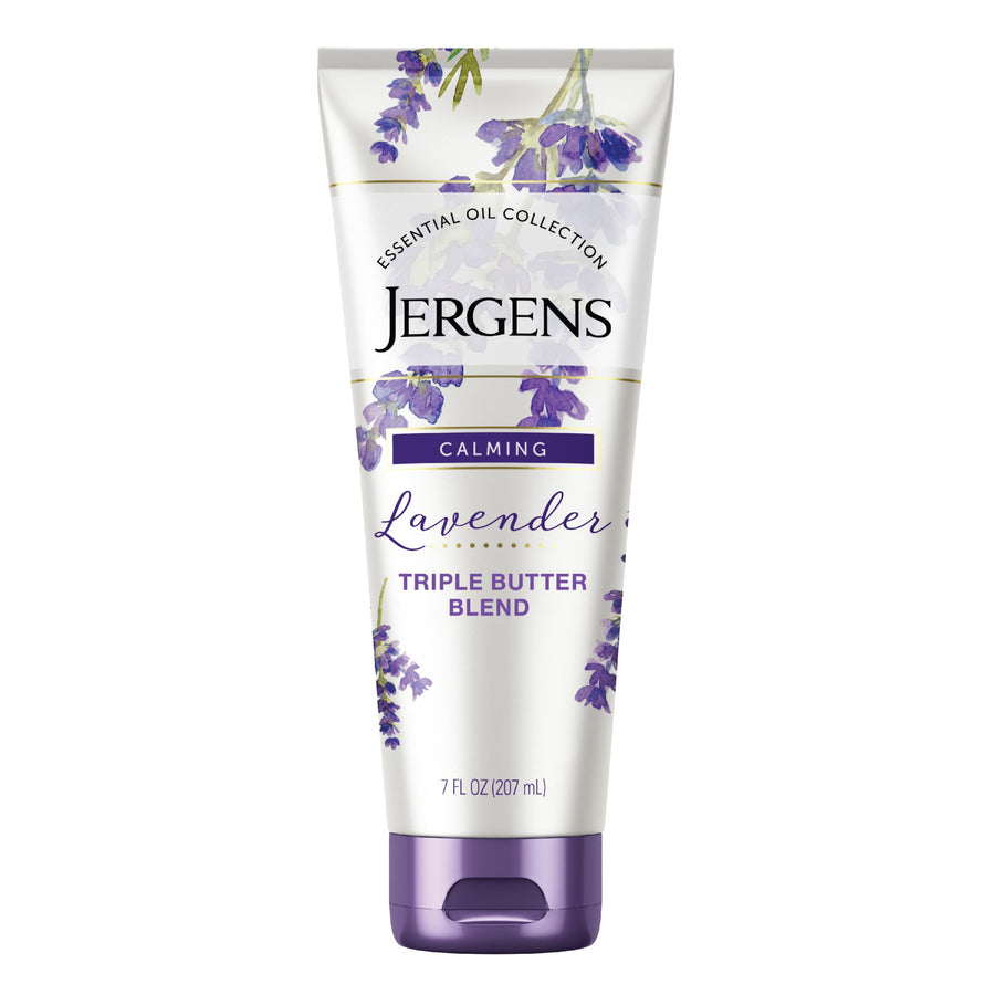 Lavender Body Butter Moisturizer, 7 Ounce Lotion, with Essential Oil, for Indulgent Moisturization
