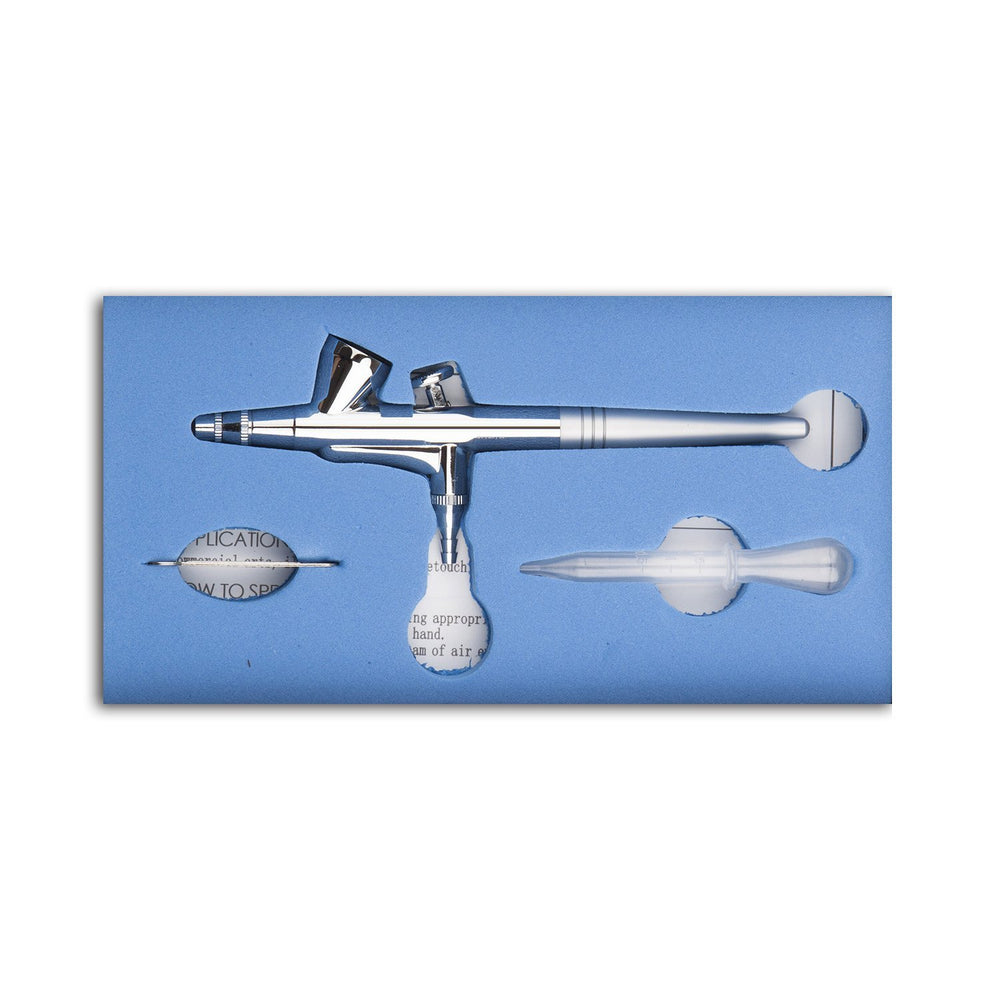 Mini Airbrush Makeup Spary Gun 0.4mm Needle Air Brush for Nail Temporary Tattoo (Single Gun)