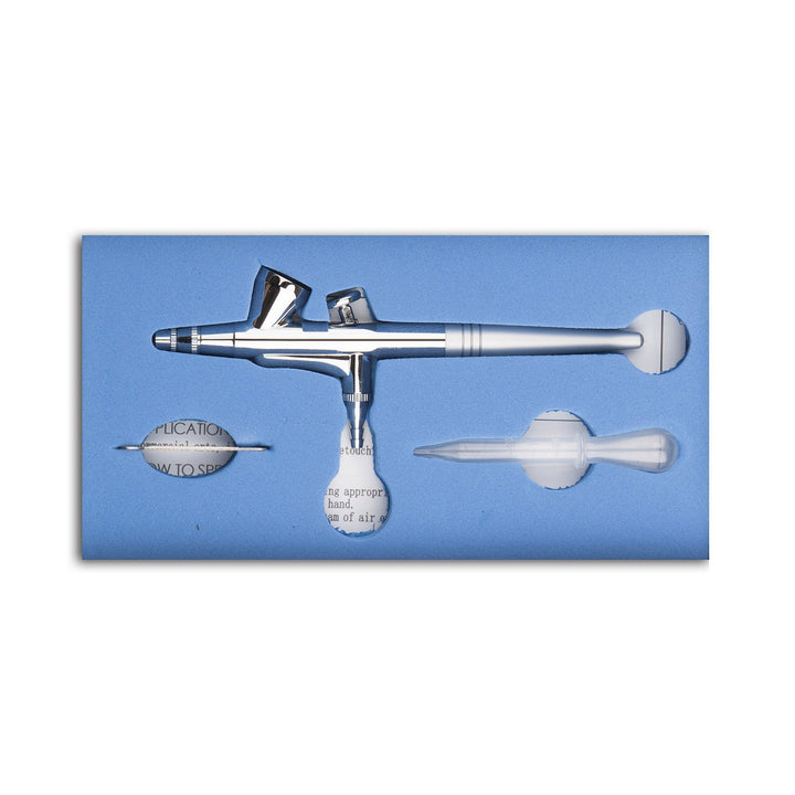 Mini Airbrush Makeup Spary Gun 0.4mm Needle Air Brush for Nail Temporary Tattoo (Single Gun)