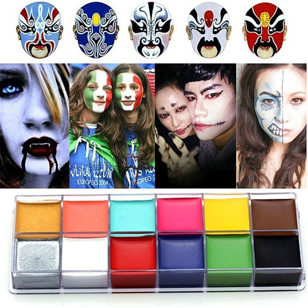 36 color face paint