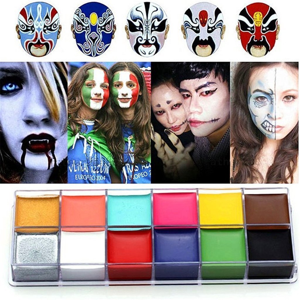 36 color face paint