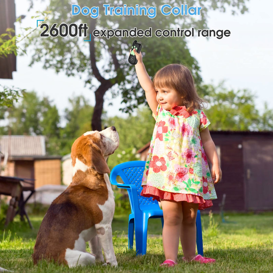 B1sPro Bark Collar APP&Watch Control, IP68 Waterproof Dog Training Collar with Smart Progressive Correction & Barking Report & Custom Sound, 0~99 Static Level Rechargeable Anti Bark Collar