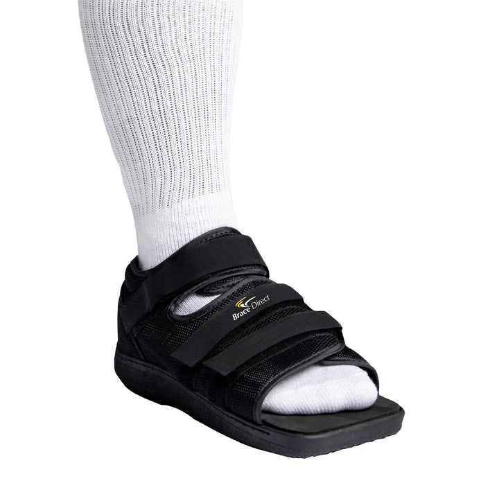 Post Op Recovery Shoe - Adjustable Medical Walking Shoe for Post Surgery or Operation Support, Broken Foot or Toe, Stress Fractures, Bunions for Left or Right Foot, Size Small, Women