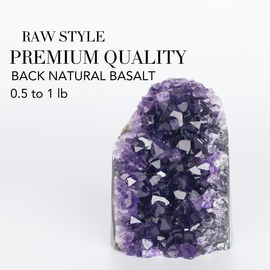 DEEP PURPLE PROJECT Amethyst Rock Crystal 0.5 to 1.0 Lb - Raw Clusters from Uruguay Quartz Geode (250 grams to 500 grams)