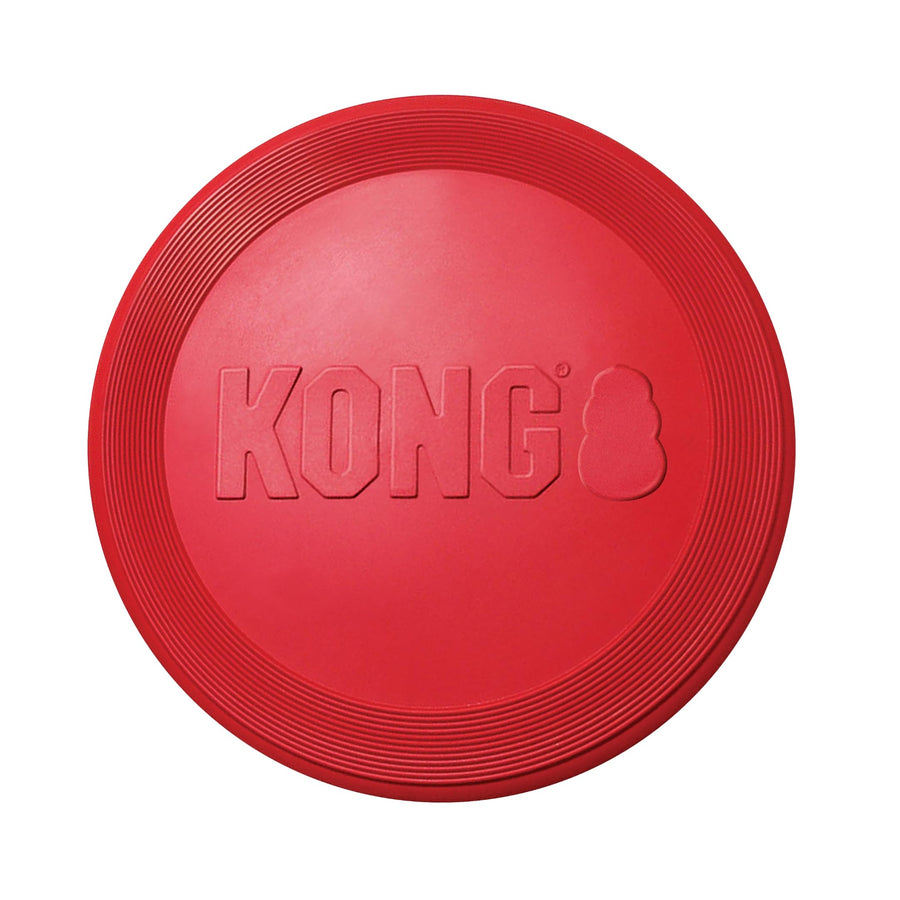 Flyer - Durable Dog Toy for Outdoor Playtime - Natural Rubber Flying Disc, Dog Toy for Fetch - Safer Disc for Healthy Activity - for Small Dogs