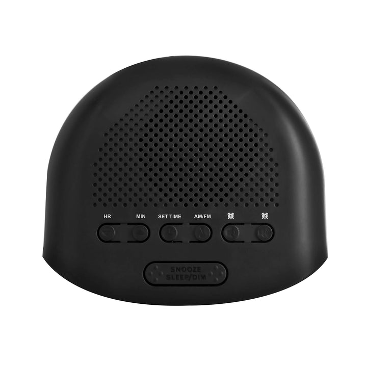 Digital AM/FM Clock Radio with Battery Backup, Dual Alarm, Sleep & Snooze Functions, Display Dimming Option (EAAC200)