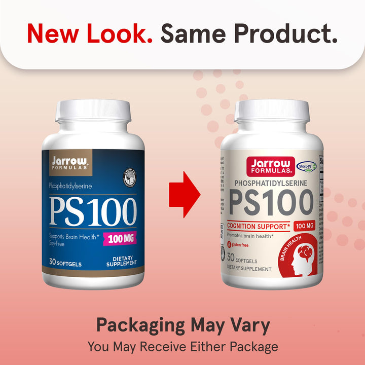Formulas, PS 100, Phosphatidylserine, 100 mg, 30 Softgels