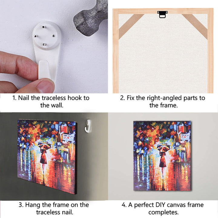 Canvas Wood Stretcher Bars Painting Wooden Frames for Gallery Wrap Oil Painting Posters, Modern Life Accessory, 16x20/40.6x50.8cm