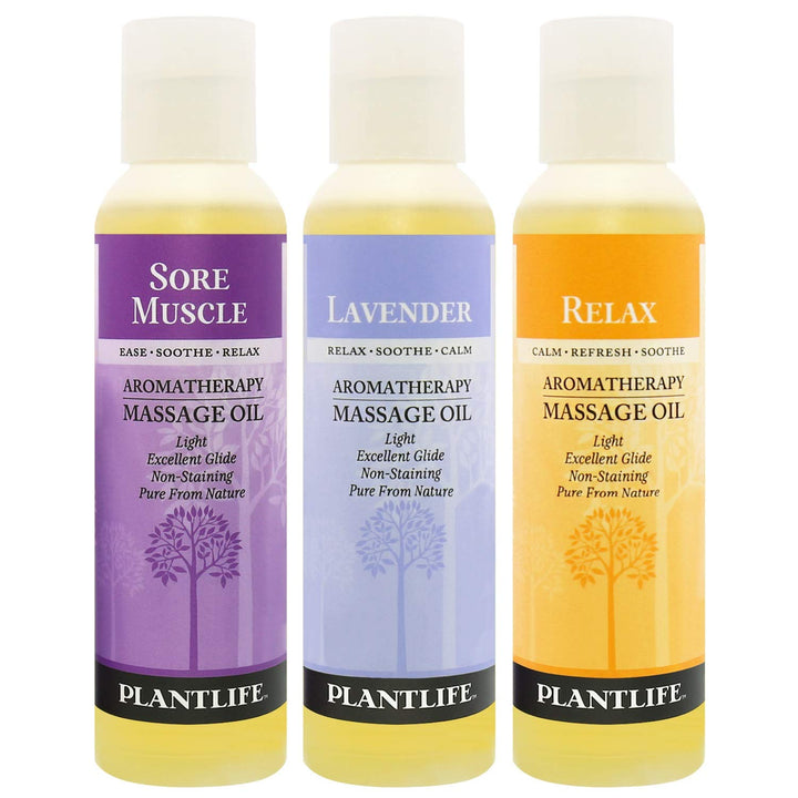 Aromatherapy Massage Oil- 3 Pack