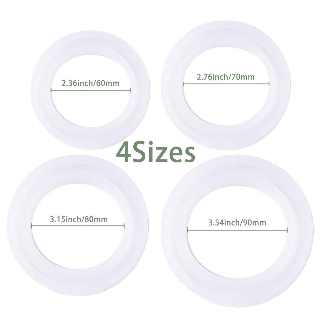Bracelet Mold,Round Silicone Mould,Crystal Epoxy Mold for DIY Resin Bangle Bracelet Jewelry Making Silicone Bracelet Molds Resin Casting Mold for Jewelry Making DIY Crafts(4Sizes)