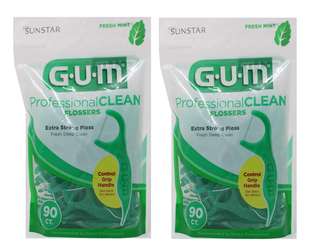 Professional Clean Flossers, Fresh Mint 90 ea (Pack of 2)