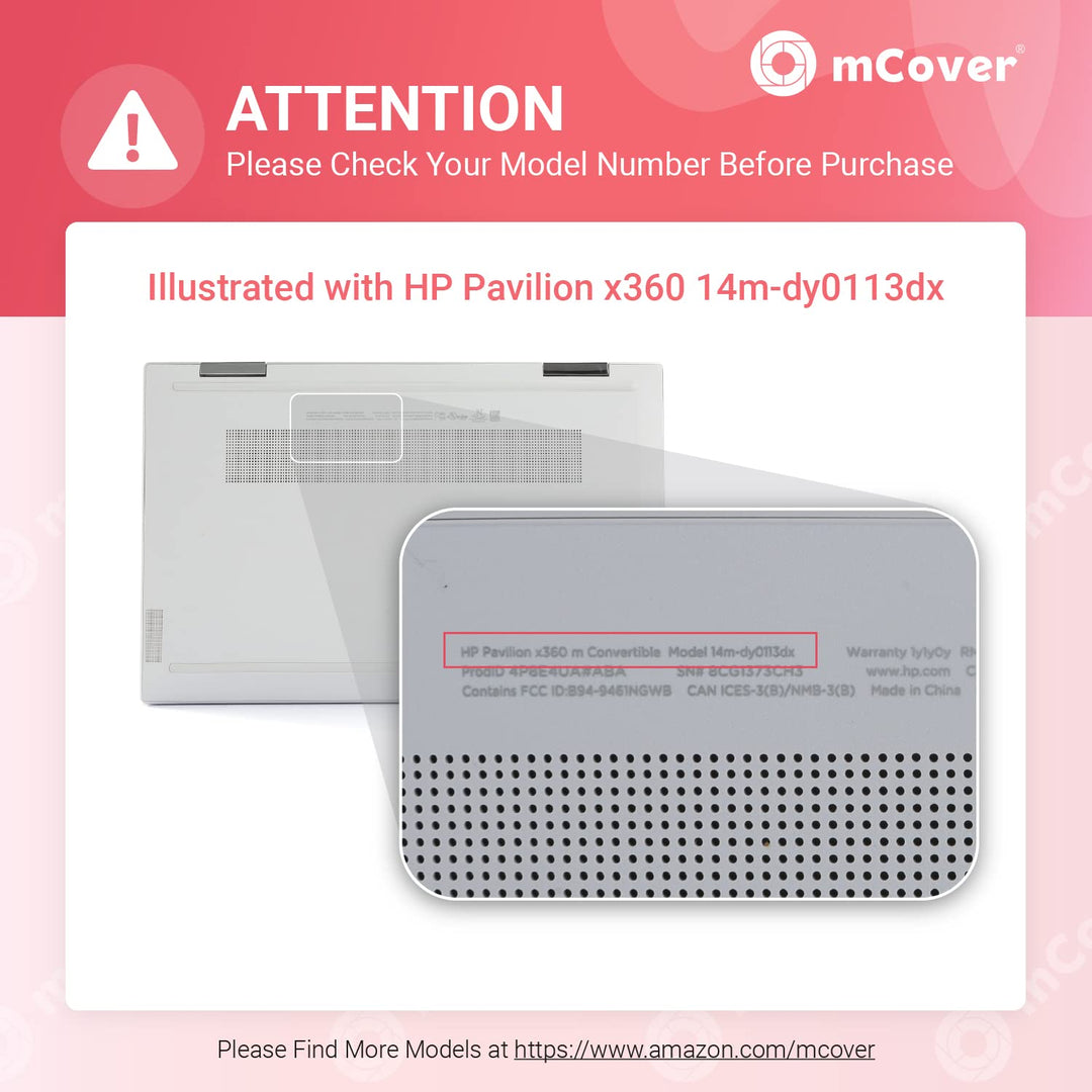 Case Compatible for 2021~2022 14 HP Pavilion X360 14-DYxxxx Series 2-in-1 Convertible Notebook Computer ONLY (NOT Fitting Other HP Models) - Red