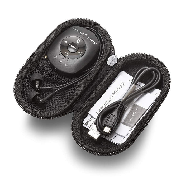 World’s Smallest Tinnitus Sound Machine, Portable, Helps Relax, Sleep, Mask Tinnitus, Block Noise, and Focus. 24 Dr. Developed Tinnitus and Nature Sounds, Pink, White, Grey Noise.