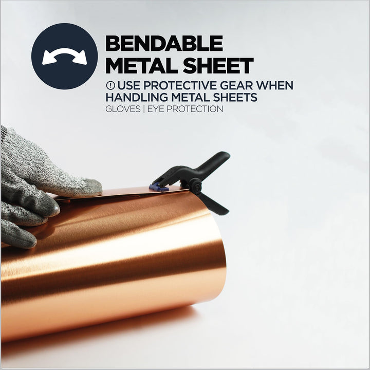 56016 Aluminum Cloverleaf Sheet - for Interior/Exterior Design, Stylish, Lightweight, Corrosion-Resistant, Easy to Mold and Trim (12 in. x 24 in. x .020 in.) (Brass)