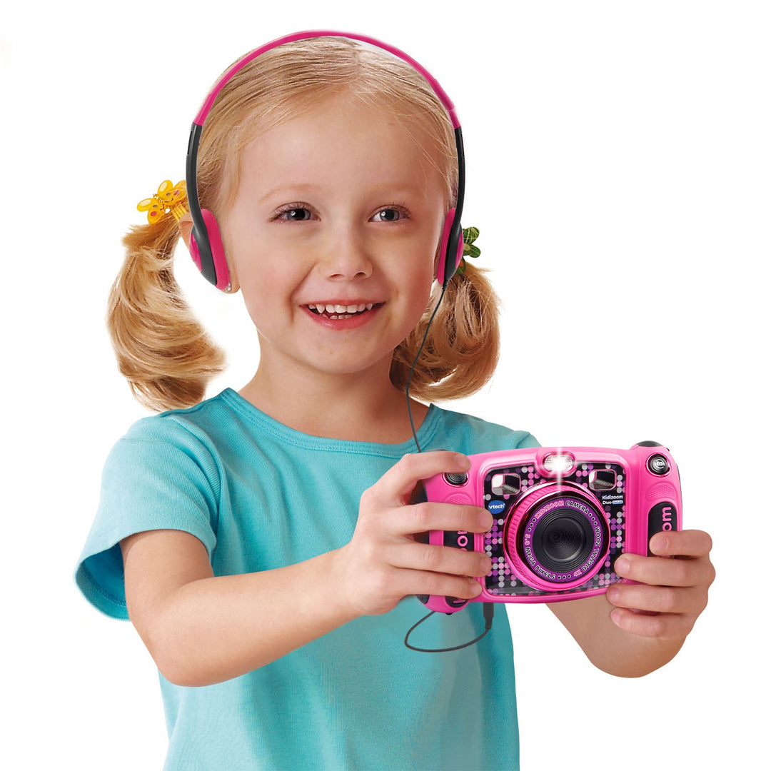 Kidizoom Duo 5.0 Deluxe Digital Selfie Camera with MP3 Player and Headphones, Pink
