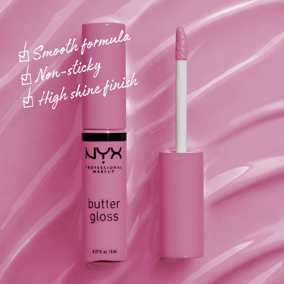 Butter Gloss, Non-Sticky Lip Gloss - Eclair (Pink)