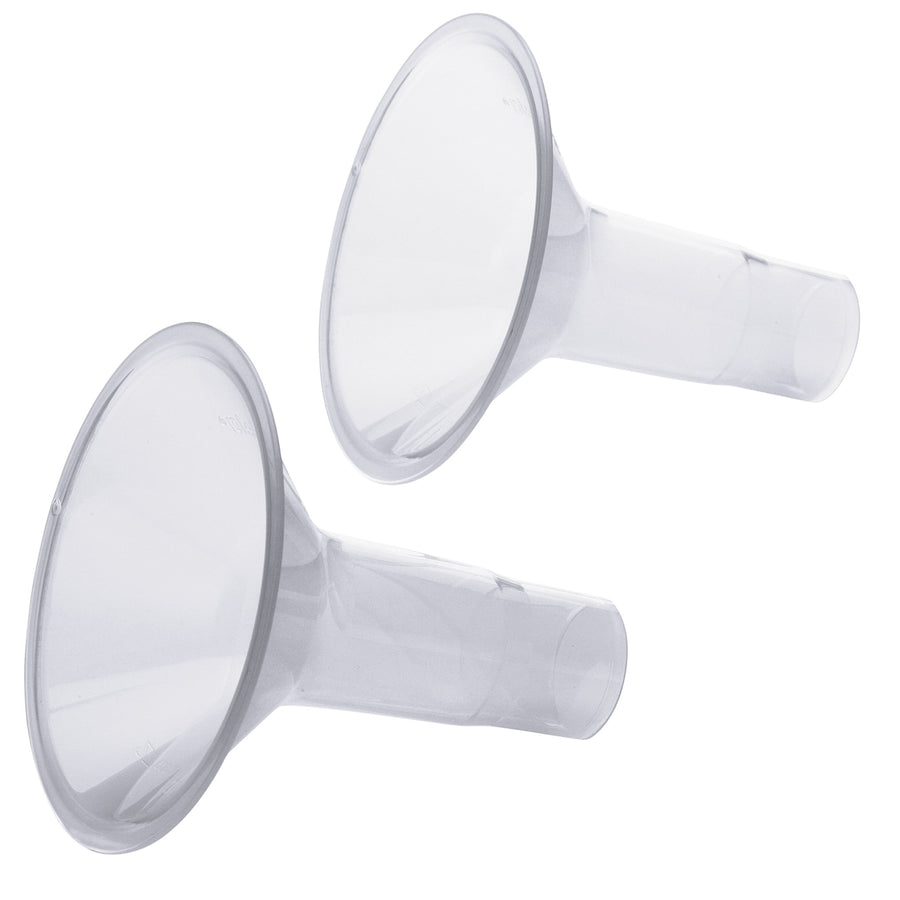 PersonalFit Breast Shields, Large (Pack of 2) 27mm Breast Pump Flanges, Authentic Spare Parts, Made Without BPA