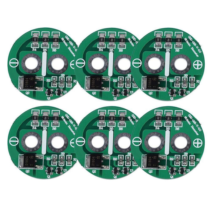 6Pcs Super Farad Capacitor Ultracapacitor High Power Switch 2.5V Heat Dissipation with Board Module Limit Plate