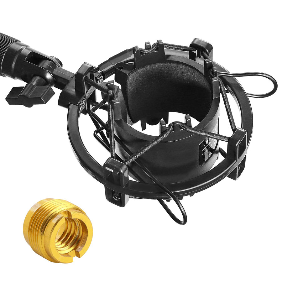 AT2020 Shock Mount - Microphone Mounts Reduces Vibration Noise and Shockmount Improve Recording Quality for Audio Technica AT2020 AT2020USB+ AT2035 ATR2500 AT4040 Condenser Mic
