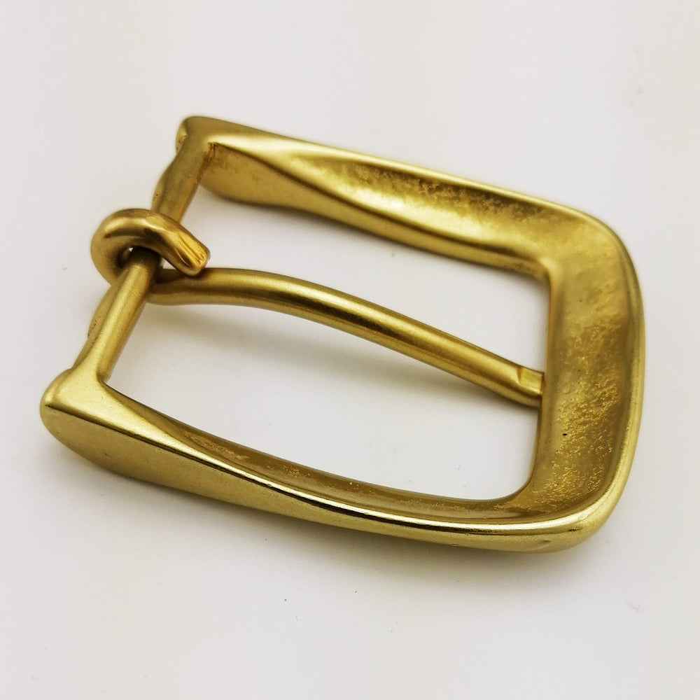 1.5(38mm) Heavy Duty Solid Brass Single Prong Square Belt Buckle