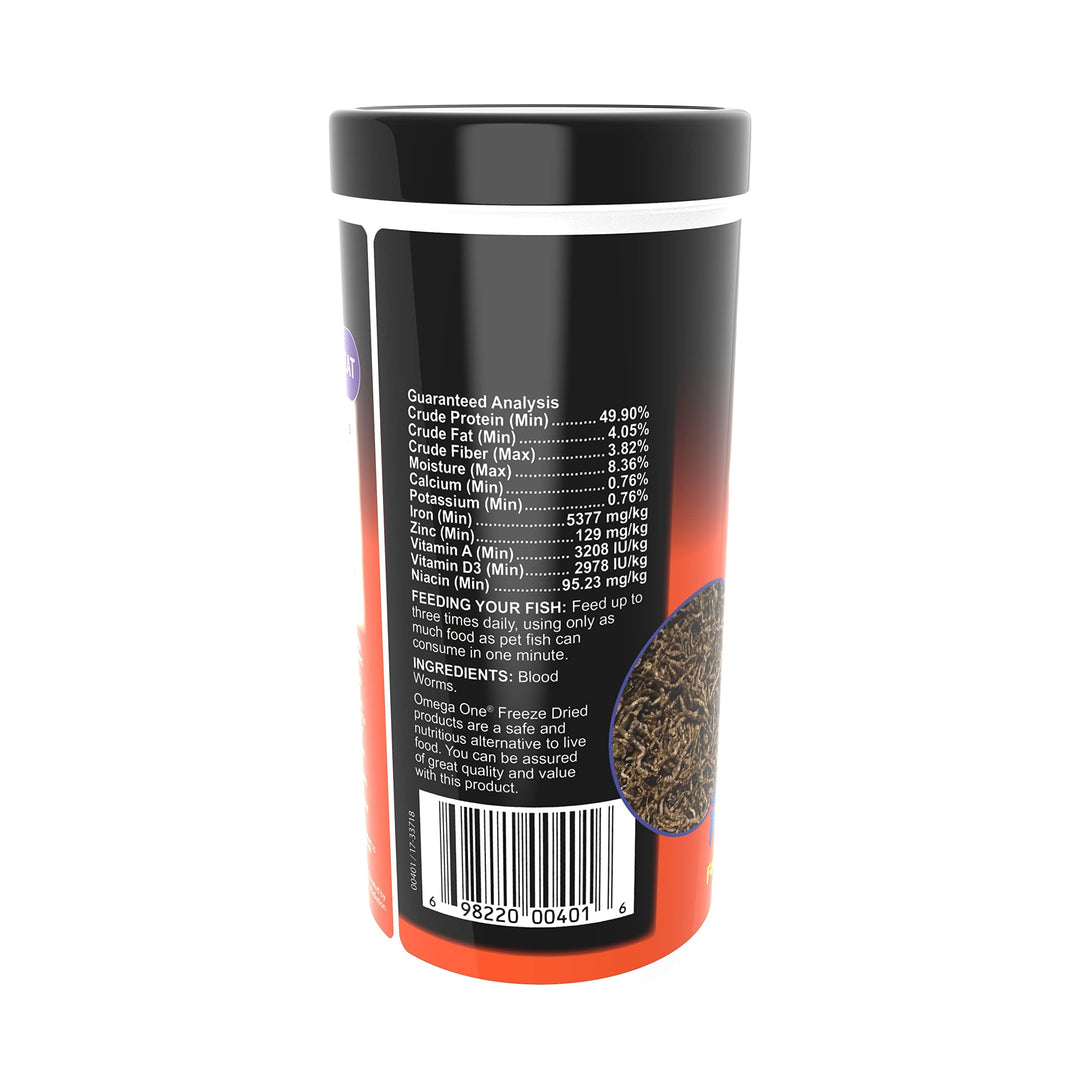 Freeze Dried Blood Worms, 0.96 oz