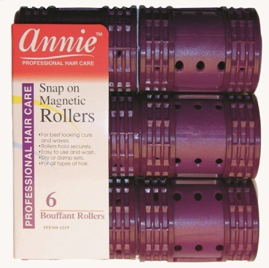 Snap on Magnetic Rollers 6 pack X-Jumbo #1219