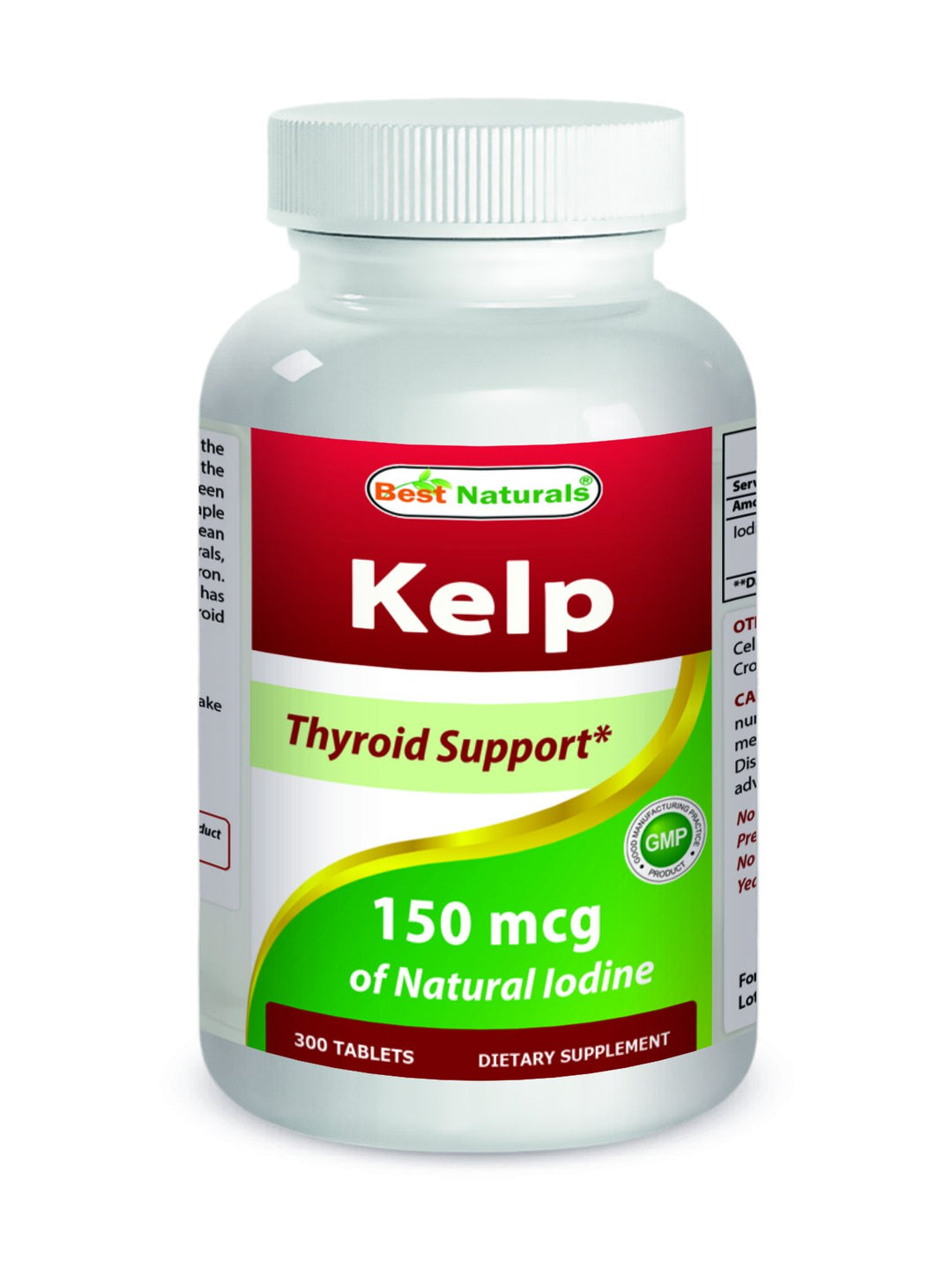 Kelp Supplement 150 Mcg Tablet, 300 Count