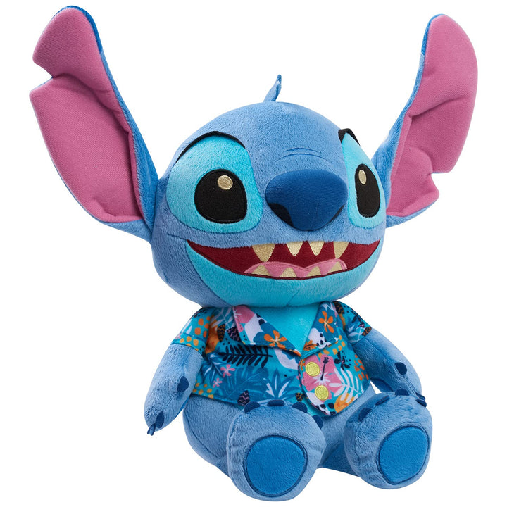 ’s Lilo & Stitch 13-Inch Large Stitch Plushie Stuffed Animal, Tropical Theme, Alien, Kids Toys for Ages 2 Up by Just Play