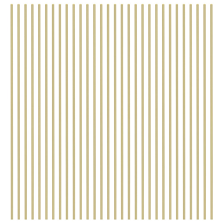 20 Pieces 1mm Brass Round Rods, Brass Solid Round Rod Lathe Bar Stock, 1mm in Diameter, 305mm in Length