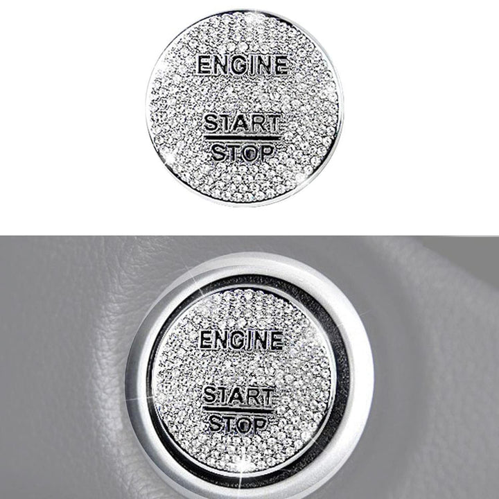 Bling Crystal Car Engine Ignition Push Start Stop Button Cover for Mercedes Benz A B C GLC GLA CLA ML GL Class