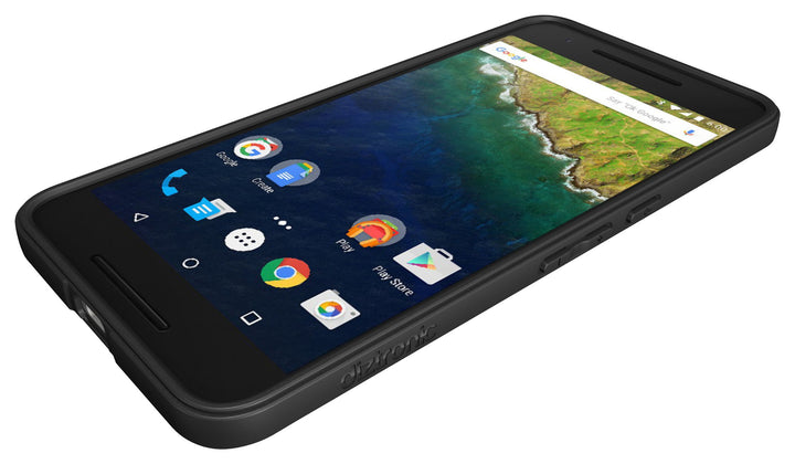 Nexus 6P Case, Full Matte Slim-Fit Flexible TPU Case for Huawei Nexus 6P (2015) - Black - (N6P-FM-BLK)