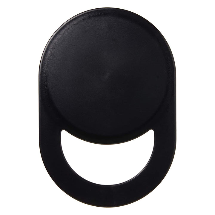 1-Sided Circle Handle Black : Handle Mirror, Black, 11 x 7.5 Inches