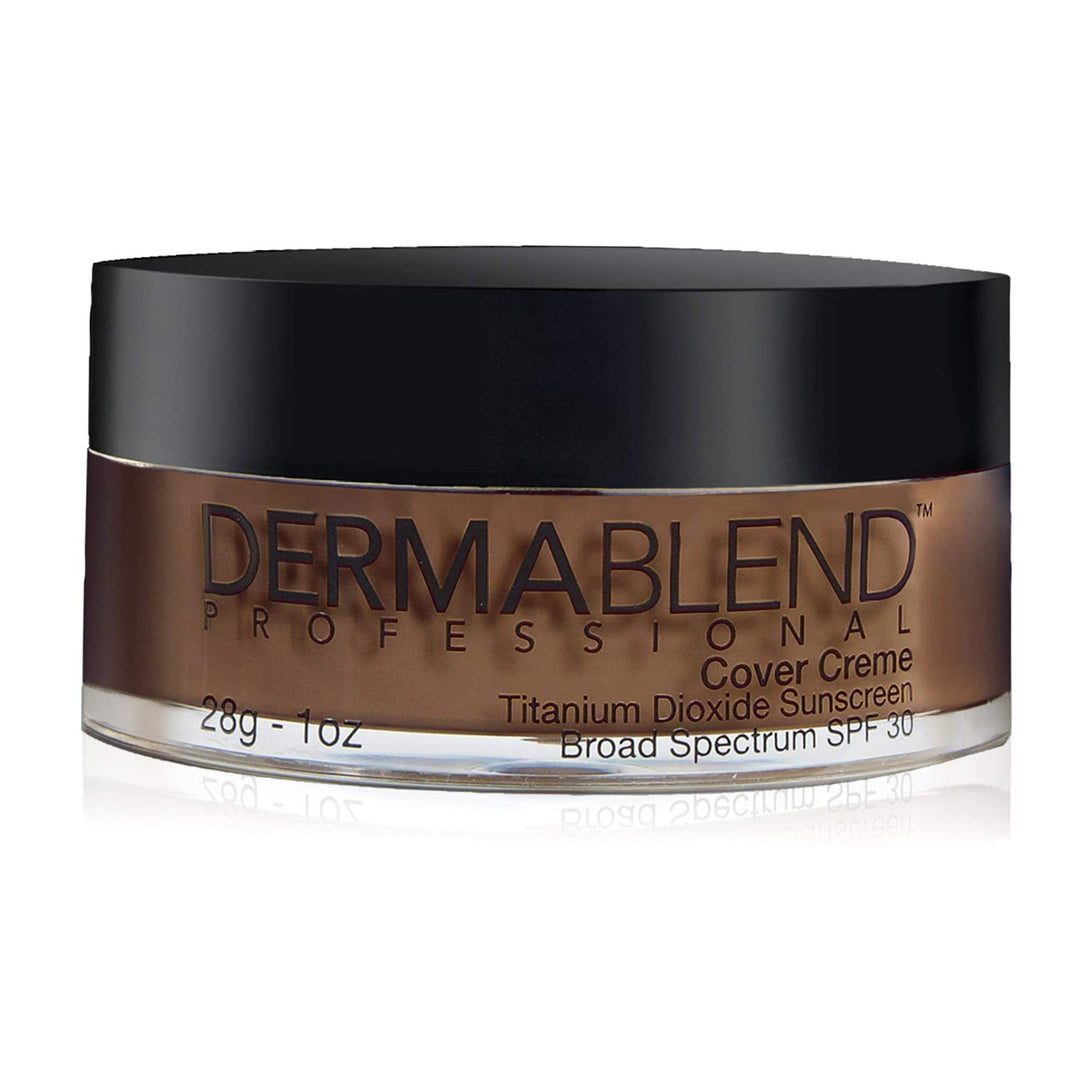 Cover Creme High Coverage Foundation with SPF 30, 90N Deep Brown, 1 Oz.