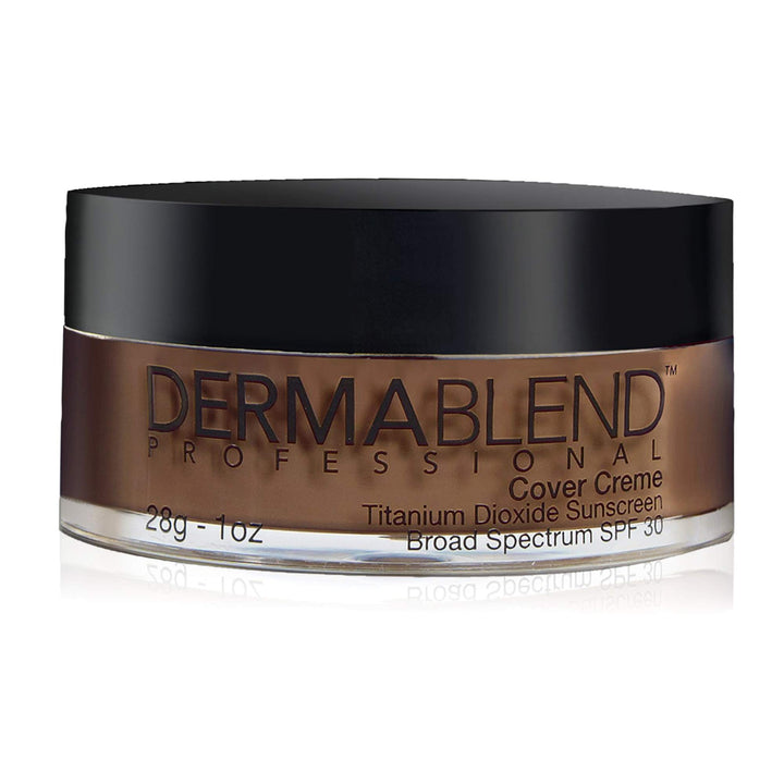 Cover Creme High Coverage Foundation with SPF 30, 90N Deep Brown, 1 Oz.