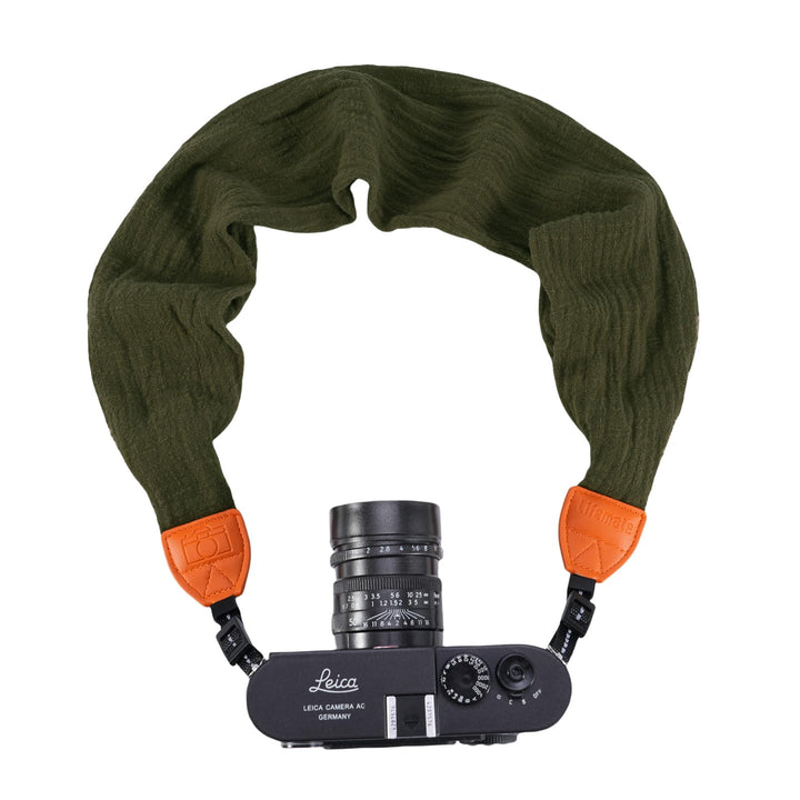 Scarf Camera Strap,DSLR Camera Strap Universal Neck Strap,Fabric of Bohemia Floral Scarf Camera Strap (Blue and White)