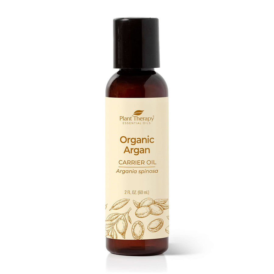 Argan Organic Carrier Oil 2 oz Base Oil for Aromatherapy, Essential Oil or Massage use